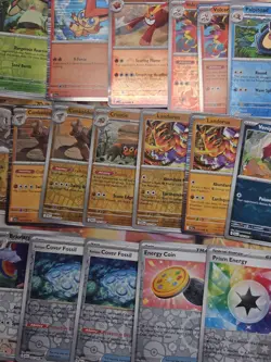 Pokemon SV: Black Bolt Bulk 213 Cards 172 Common/Uncom + 41 Holos+reverse+pokeba - Image 4