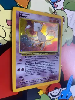 Pokemon Card Mew HOLO Black Star Promo #9 LP/NM SWIRL - Image 3