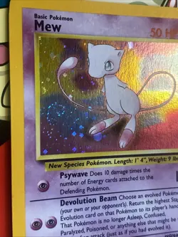 Pokemon Card Mew HOLO Black Star Promo #9 LP/NM SWIRL - Image 4