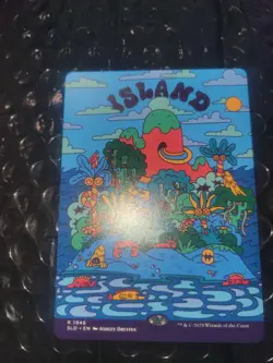 Island non foil - Flower Power Secret Lair Ashley Dreyfus MTG - Image 1