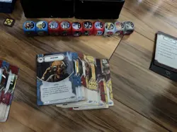 Star Wars Destiny Game Lot w/ Leia Obi-Wan Akbar Chirrut ~200 cards 46 Dice - Image 5