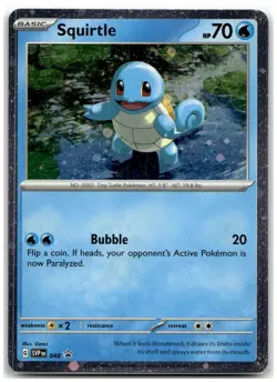 SV: Scarlet & Violet Promo Cards #048 Squirtle Cosmos Holo R11433 - Image 1