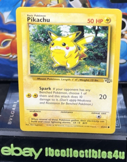 Pokemon Card TCG Pikachu Jungle Set 60/64 Unlimited WOTC Vintage 1999 NM F/S - Image 1