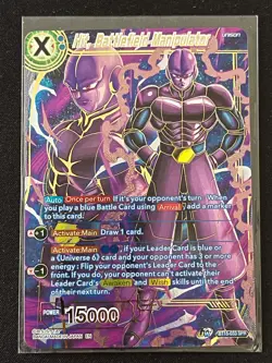 Dragon Ball Super Card Game Hit Battlefield Manipulator SPR Foil Card BT15-33 - Image 1