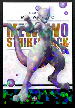 Mewtwo Pokemon Card Holo ENSKY 2019 Nintendo Japanese 4.7 x 3.2 inch Japan - Image 1