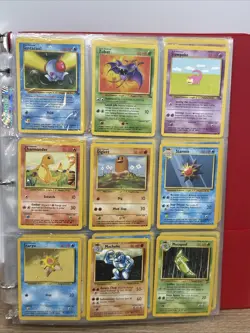 Pokemon Card Vintage Binder Lot 80+ Cards Base Set Base Set 2 Fossil LP-HP - Image 1