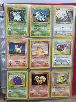 Pokemon Card Vintage Binder Lot 80+ Cards Base Set Base Set 2 Fossil LP-HP - Image 3