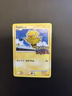 Zapdos 8/16 Pokemon Rumble Stamped Pokemon Card - Image 1