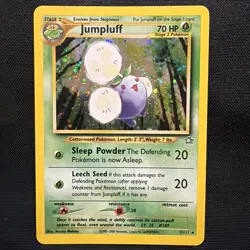 Jumpluff 7/111 Holo Rare Neo Genesis Pokemon Card moderately Played - Image 1