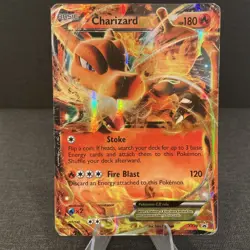 Charizard EX XY29 Black Star Promo Holo Pokemon TCG Card - Played Condition - Image 1