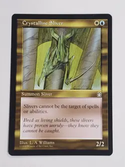 MTG Crystalline Sliver (Stronghold/Gold/U) - BGM - Image 1