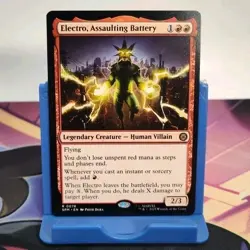 Electro Assaulting Battery Regular Rare #76 Magic The Gathering Spiderman - Image 1