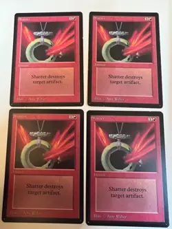 Magic the Gathering MTG Shatter Beta NM- Playset (4) (Beta Bob) - Image 1