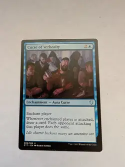 Curse of Verbosity Commander 2017 Regular MTG NM - Image 1