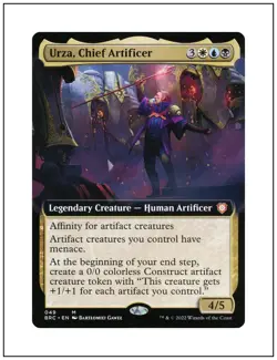 1x Urza, Chief Artificer, Extended Art, Magic the Gathering MTG NM - Image 1