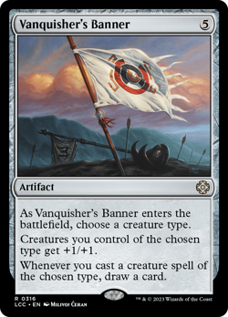 Vanquisher's Banner #316 | NM | The Lost Caverns of Ixalan Commander Magic MTG - Image 1