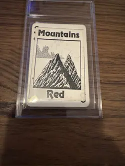 MTG Gamma Playtest Mountain Pre Alpha Beta - Image 1