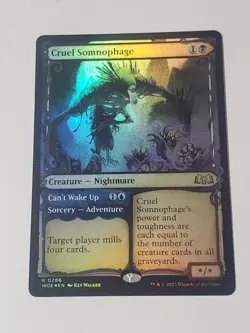 MTG - Cruel Somnophage Can't Wake Up (Showcase) - Wilds of Eldraine Foil Rare - Image 1
