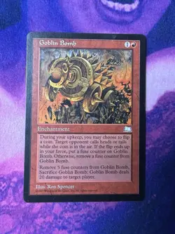 Goblin Bomb Weatherlight LP MTG Magic the Gathering - Image 1