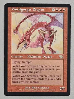 Magic The Gathering Judgment Worldgorger Dragon #103/143 MTG TCG CCG - Image 1