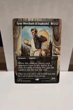 Gray Merchant of Asphodel Secret Lair Encyclopedia Of Magic Regular Near Mint - Image 1