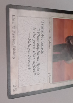 War Elephant LP (Light Mana Symbol) Arabian Nights MTG Magic the Gathering - Image 4