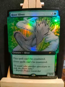 Root Sliver FOIL (Extended Art) - Secret Lair Promo - NM/LP (see pics)MTG - Image 1