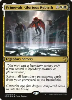 Primevals' Glorious Rebirth DOM NM MTG - Image 1