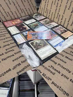 ??17lbs+ 4200+ UNSEARCHED Magic The Gathering Bulk Lot LP/NM w/ Rares & Foils? - Image 1