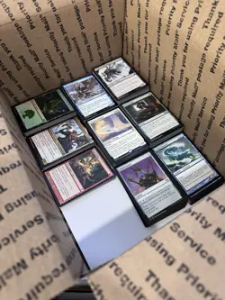 ??17lbs+ 4200+ UNSEARCHED Magic The Gathering Bulk Lot LP/NM w/ Rares & Foils? - Image 3
