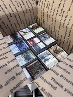 ??17lbs+ 4200+ UNSEARCHED Magic The Gathering Bulk Lot LP/NM w/ Rares & Foils? - Image 5