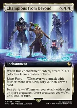 Champions from Beyond - Foil Extended Art FIC NM MTG - Image 1