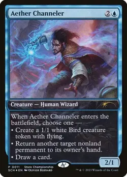 Aether Channeler - Foil Promo SCH NM MTG - Image 1