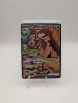 Pokemon TCG Arven's Mabosstiff EX #235/182 Sv10: Destined Rivals SAR - Image 1