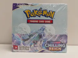 2021 Pokemon Sword & Shield Chilling Reign Factory Sealed Booster Box - Image 1