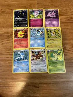 Pokemon TCG Eeveelutions Black & White Eevee Promo Set + Sylveon - Image 1