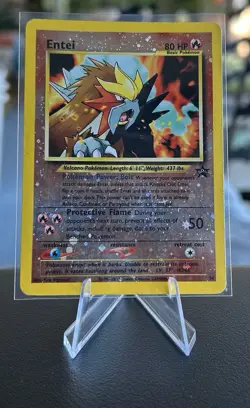 Pokemon TCG Entei Wizards Black Star Promos 34 Holo Promo Promo - Image 1