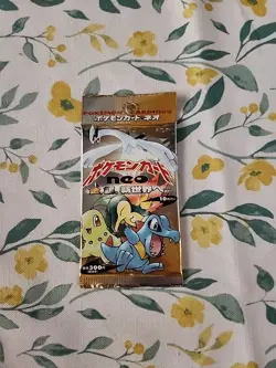 SEALED 2000 Nintendo Pokemon Neo Genesis Foil Sealed Pack Japanese Booster - Image 1