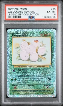 PSA 6 EX-MT Exeggcute Reverse Holo Legendary and PSA Pokemon Trader - Image 2