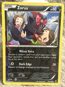 Pokemon TCG Zorua XY - BREAKthrough #90 Reverse Holo - Image 1