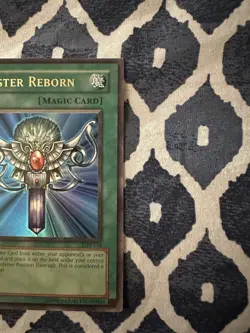 Yugioh. Monster reborn First Edition. Lob-118. Please See Pics.. - Image 4