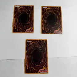 3x Mystical Space Typhoon LCYW-EN062 Secret Rare 1st Edition Playset Yugioh - Image 3