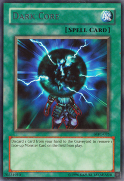 Yugioh! LP Dark Core - MFC-035 - Rare - Unlimited Edition Lightly Played, Englis - Image 1