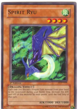 Yugioh! LP Spirit Ryu - LOD-036 - Common - 1st Edition Lightly Played, English - Image 1