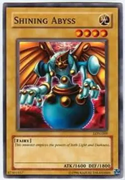 Yugioh! LP Shining Abyss - LON-009 - Common - 1st Edition Lightly Played, Englis - Image 1