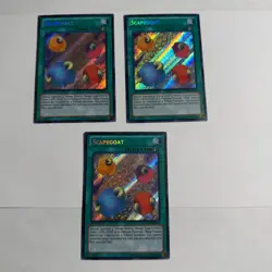 3x Scapegoat LCJW-EN066 Secret Rare 1st Edition Playset Yugioh - Image 1