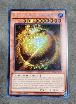 THE WINGED DRAGON OF RA - SPHERE MODE 1ST EDITION SECRET RARE RA01-EN007 YUGIOH! - Image 1