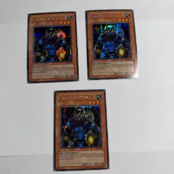 3x Kinetic Soldier WC4-002 Secret Rare Promo Playset Yugioh - Image 1