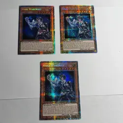 3x Visas Starfrost CYAC-EN100 Starlight Rare 1st Edition NM Yugioh #1 - Image 1