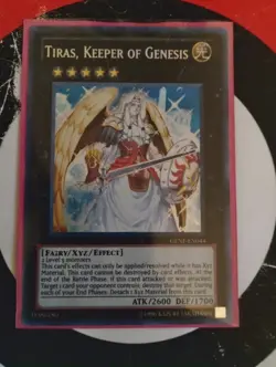 Yugioh Tiras, Keeper Of Genesis GENF-EN044 Secret Rare 1st Edition NM - Image 1